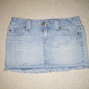 Aeropostale denim mini skirt